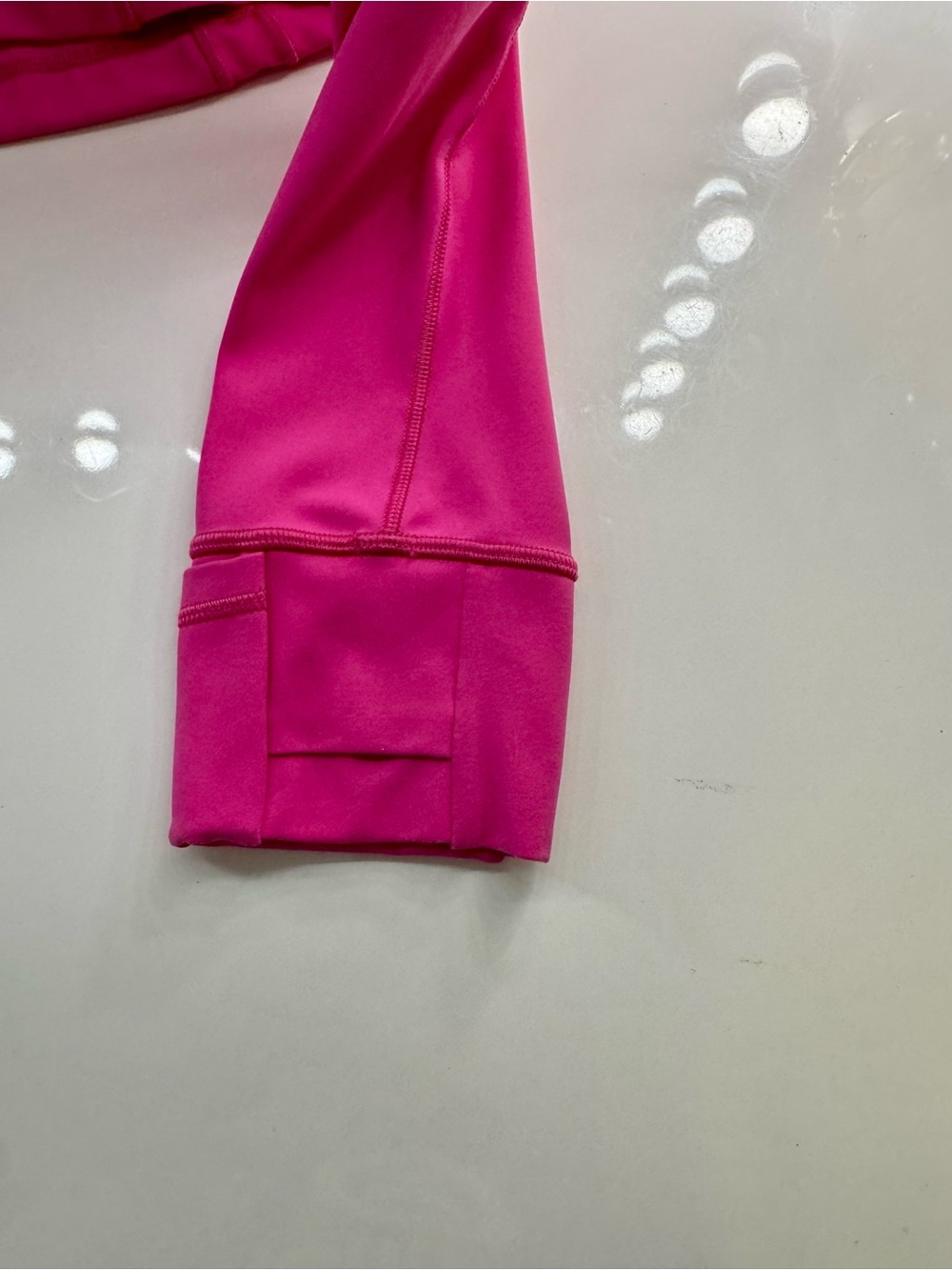 Lululemon Define Cropped Jacket Nulu Sonic Pink - Size 10 - Like New Condition - Picture 10 of 13